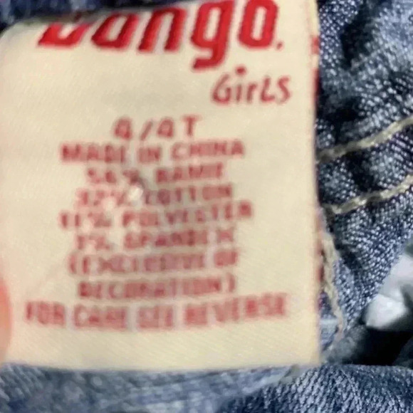 (5 for $25)  Girls Bongo jeans, size 4, EUC - Picture 4 of 5